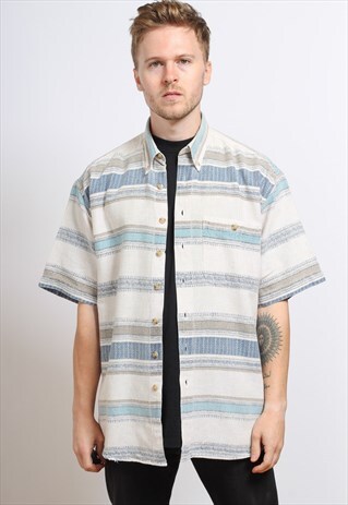 VINTAGE AZTEC INCA SHIRT 90S