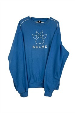 Vintage Kelme Sweatshirt in Blue XXL