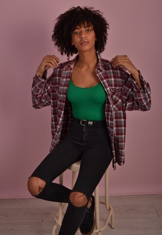 CHECK FLANNEL SHIRT GRS835