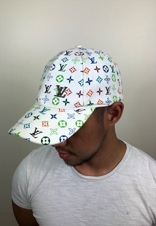VINTAGE WHITE LOUIS VUITTON CAP