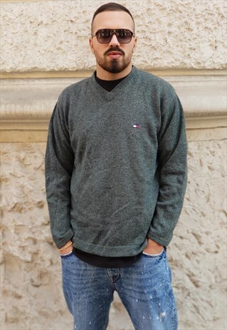 TOMMY HILFIGER VINTAGE LAMBSWOOL JUMPER 90'S COD.10-19
