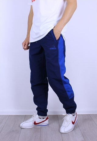 VINTAGE ADIDAS ORIGINALS MENS SPORTS JOGGERS PANTS