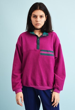 90'S RETRO ATHLEISURE SPORTS FLEECE SWEATSHIRT