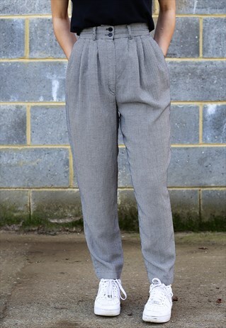 VINTAGE DOG TOOTH TROUSERS