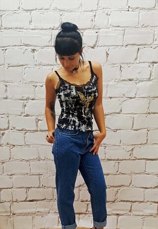 BLACK AND WHITE KOOKAI TOP