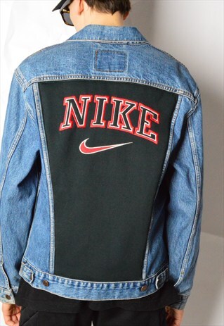 KALEIDOO REWORKED VINTAGE 90S NIKE X LEVIS DENIM JACKET