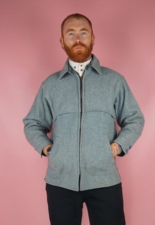 VINTAGE 1960S LIGHT BLUE JACKET