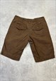 TOMMY HILFIGER SHORTS BROWN CHINO SHORTS 