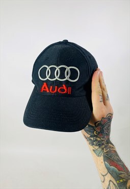 Vintage 90s Audi Racing Embroidered Hat Cap
