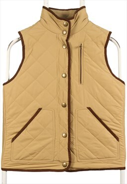 Polo Ralph Lauren 90's Puffer Vest Button Up Gilet Medium Br