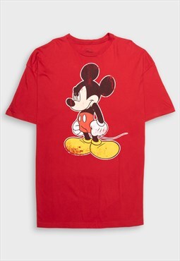 Red crew neck Disney t-shirt