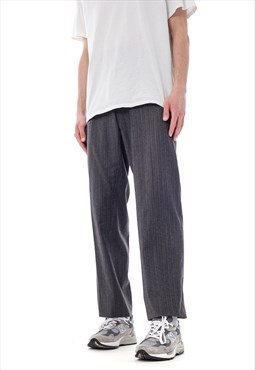 Vintage BURBERRY Pants Striped Grey