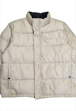 Y2K Polo Jeans Ralph Lauren Puffer Jacket In Beige Size XXL