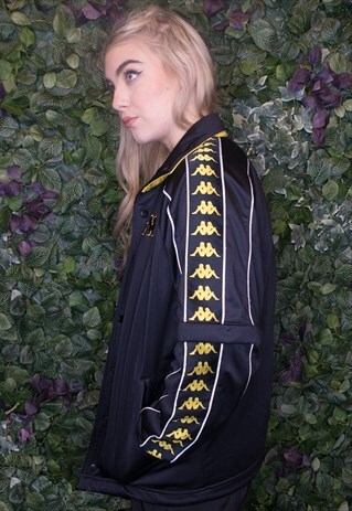 KAPPA DETACHABLE TAPE SLEEVE TRACK JACKET
