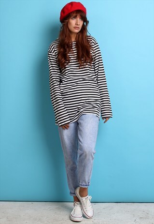 BRETON BLACK & WHITE TOP