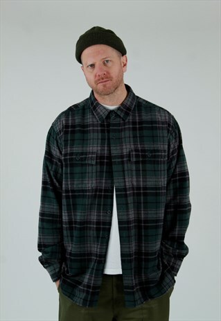 VINTAGE L.L BEAN PLAID CHECK CPO OVER SHIRT