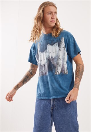 VINTAGE WOLF GRAPHIC T-SHIRT