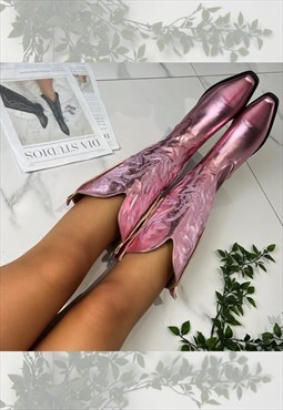 Cowboy boots Pink western cowgirl boots