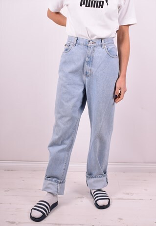 CALVIN KLEIN WOMENS VINTAGE JEANS W32 L30 BLUE 90'S