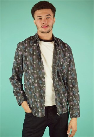VINTAGE 90'S FLORAL PATTERN SHIRT