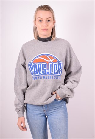 WOMENS VINTAGE CROS LEX PIONEERS SWEATSHIRT JUMPER LARGE