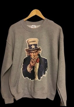 American ww1 revival deadstock recruitment  sweatshirt 