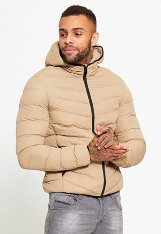 MENS BRAVE SOUL BUBBLE COAT