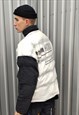 TRANSPARENT BOMBER SEE-THROUGH GRUNGE PUFFER JACKET BLACK