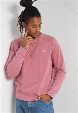 Vintage Fred Perry Faded Sweatshirt Pink