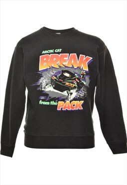 Vintage Fruit of the Loom Break Pack Printed Sweatshirt - L