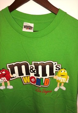 Vintage Y2K M&Ms World Las Vegas USA t-shirt Medium America