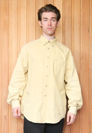 VINTAGE 1990S YELLOW SHIRT