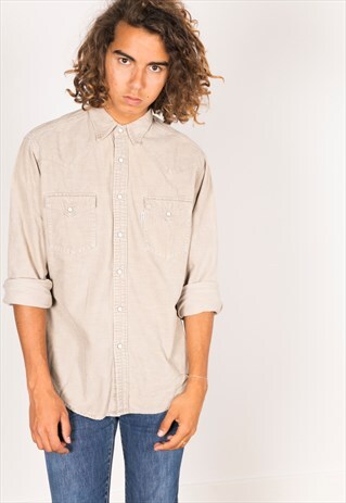 VINTAGE 80S LEVI'S CORDUROY SHIRT / R312