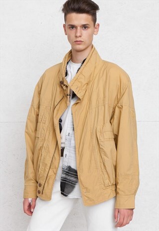 VINTAGE YELLOW CAMEL WINDBREAKER JACKET