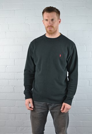 BLACK THIN KNIT JUMPER