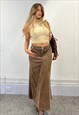 VINTAGE Y2K CORDUROY MAXI SKIRT