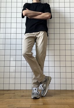 Vintage VALENTINO Pants Trousers 90s Beige