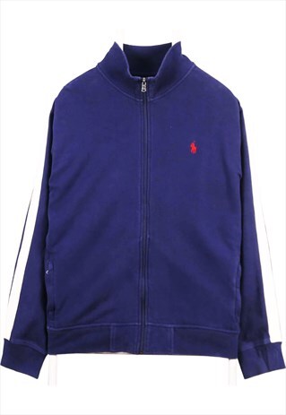 VINTAGE 90'S POLO BY RALPH LAUREN FLEECE SMALL LOGO STRIPED