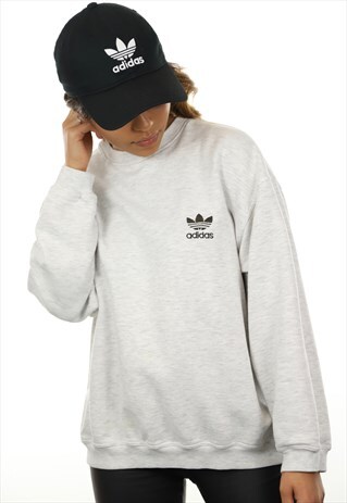 VINTAGE 80S ADIDAS SWEATSHIRT GREY