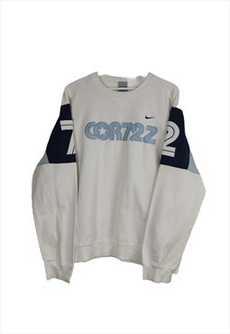 Vintage Nike COR72Z Sweatshirt in White L