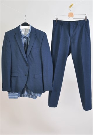 Vintage 00s suit in blue