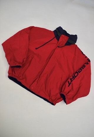 VINTAGE 90S NAUTICA RED/NAVY REVERSIBLE JACKET
