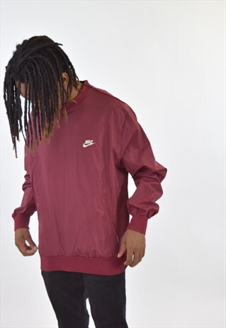 VINTAGE MAROON NIKE SWEATSHIRT TRAINING TOP