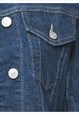 VINTAGE TOMMY HILFIGER DARK WASH DENIM JACKET - S
