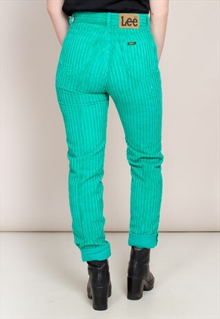 VINTAGE 80S CORDUROY SKINNY LEE JEANS
