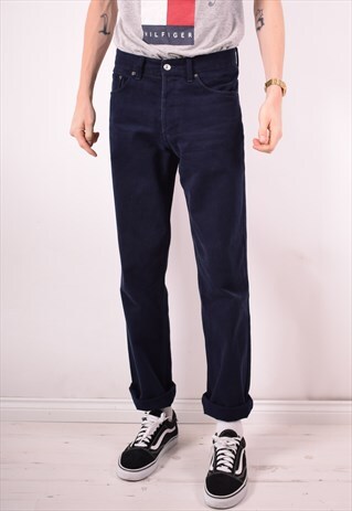 LEVI'S 440 MENS VINTAGE JEANS W31 L34 BLUE 90S