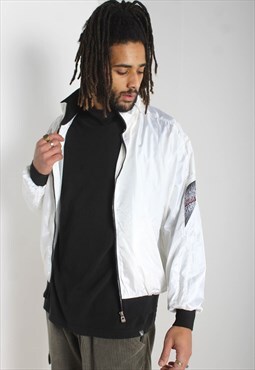 Vintage Robe Di Kappa Mens Shell Jacket - White