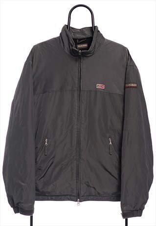 Vintage Napapijri Brown Jacket Mens