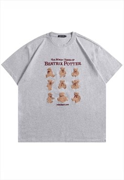 Kalodis bear embroidered t-shirt