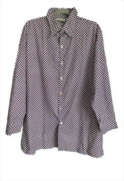 80s 90s crazy pattern oversized shirt